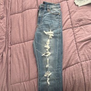 Aeropostale super high rise curvy jeggings